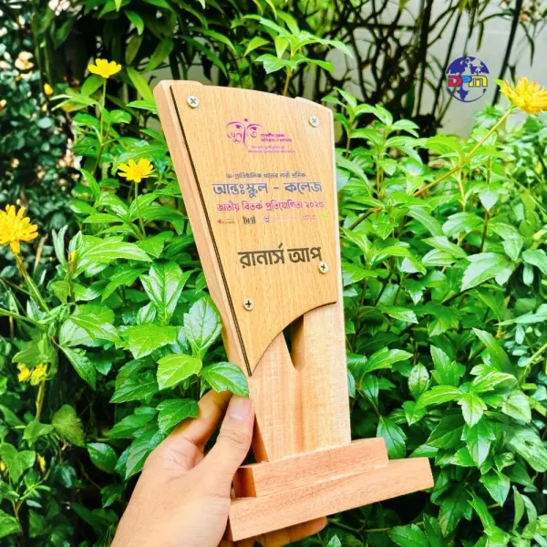 Eco-Friendly Wooden Trophy Awards
