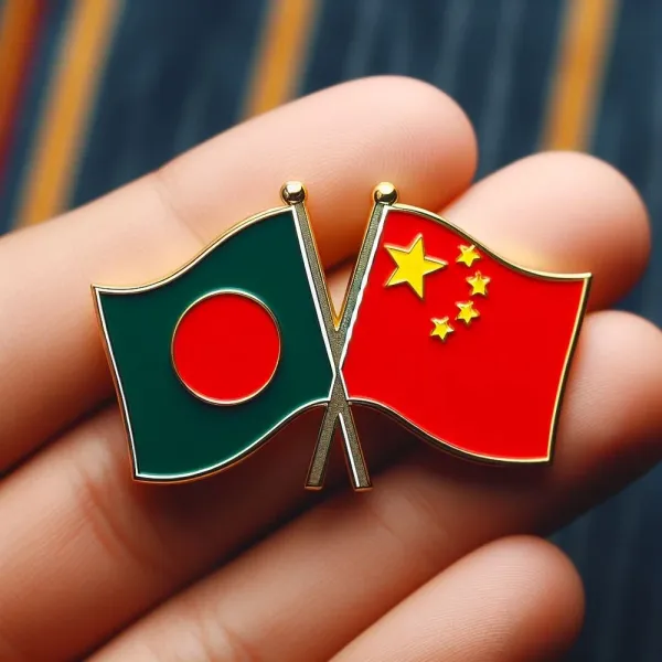 Premium Metal Diplomatic Crossed Flag Lapel Pin