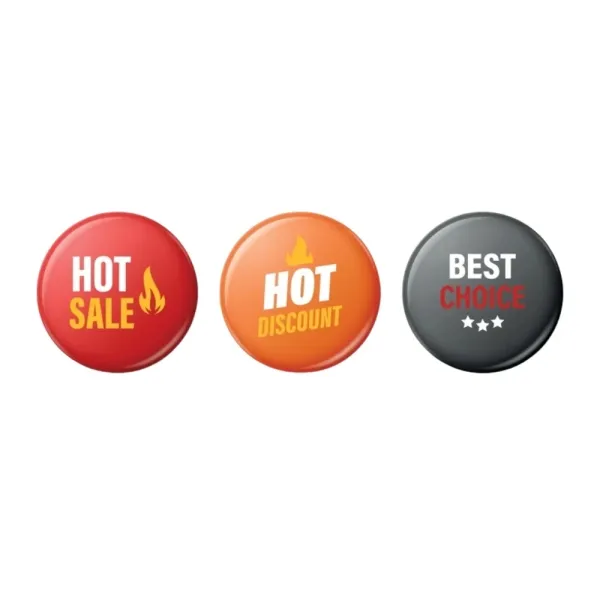 Advertising Promotional Round Pin Badge