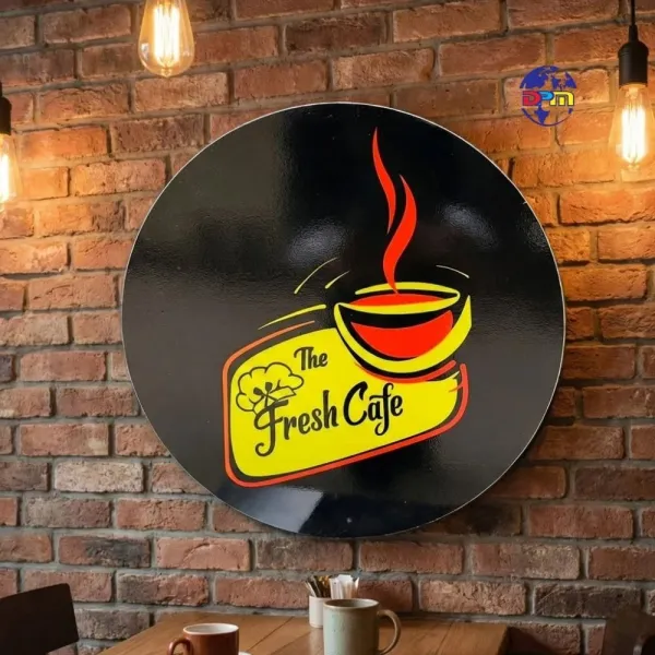 Premium Custom Round Acrylic Business Logo Sign