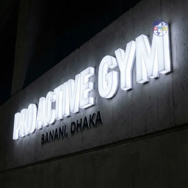 Custom 3D Acrylic Lettering Lit or Non-Lit